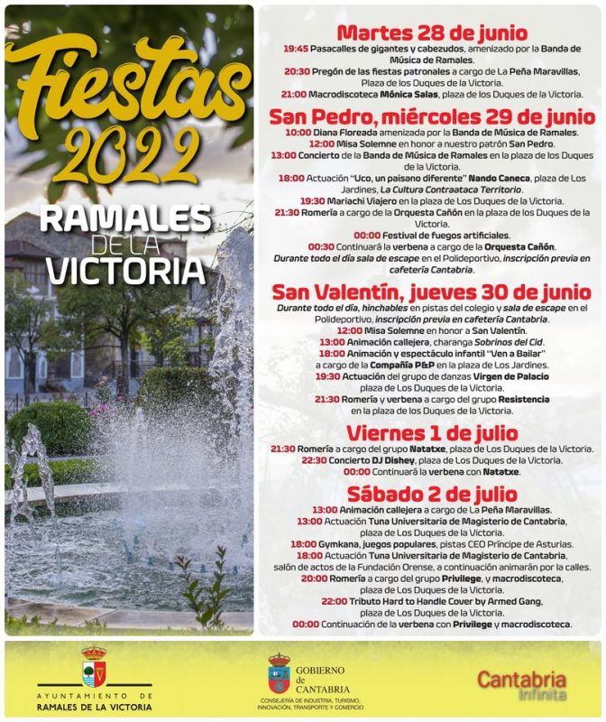 Fiestas Ramales De La Victoria Miplanhoy Qu Hacer Hoy En