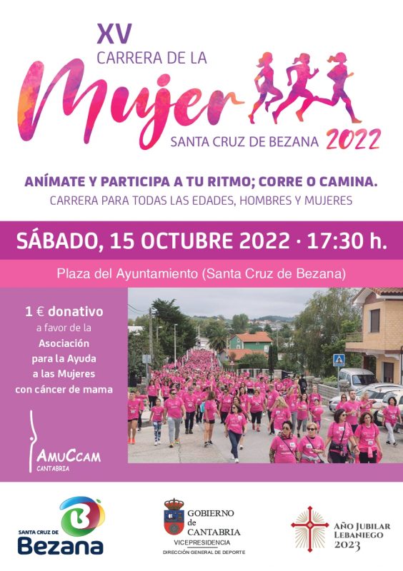 XV Carrera de la Mujer 2022 Santa Cruz de Bezana Miplanhoy qué