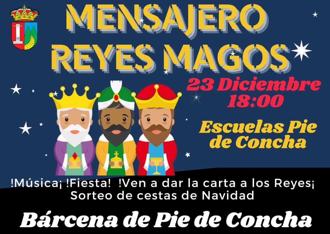 Mensajero Reyes Magos B Rcena De Pie De Concha Miplanhoy Qu