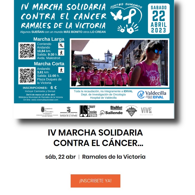 Iv Marcha Solidaria Contra El C Ncer Ramales De La Victoria Miplanhoy