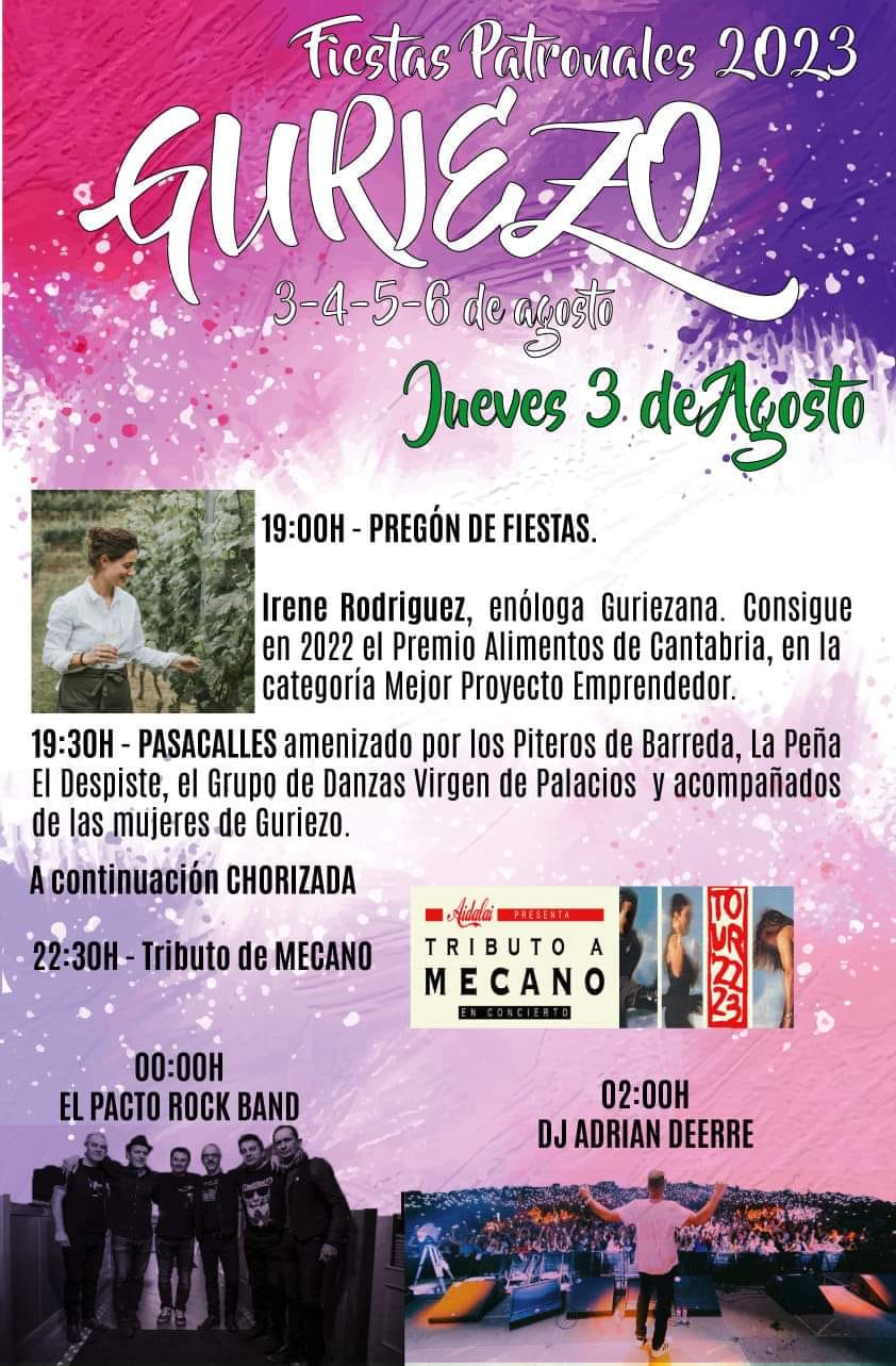 Fiestas Patronales Guriezo Miplanhoy Qu Hacer Hoy En Cantabria