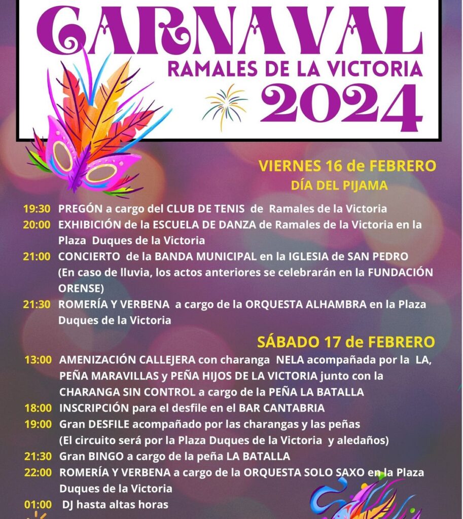 Carnavales Ramales de la Victoria 2024 Miplanhoy qué hacer hoy en