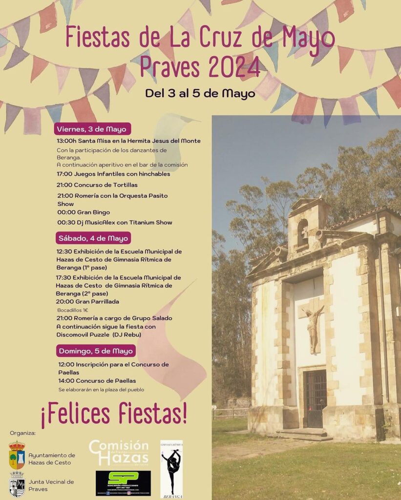 Fiestas de la Cruz de Mayo Praves 2024 Miplanhoy qué hacer hoy en