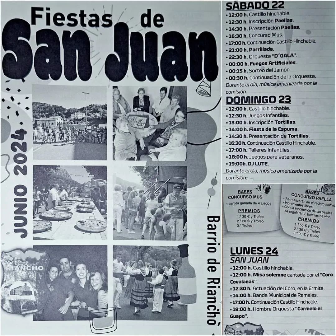 Fiestas de San Juan Riancho 2024 Miplanhoy qué hacer hoy en Cantabria