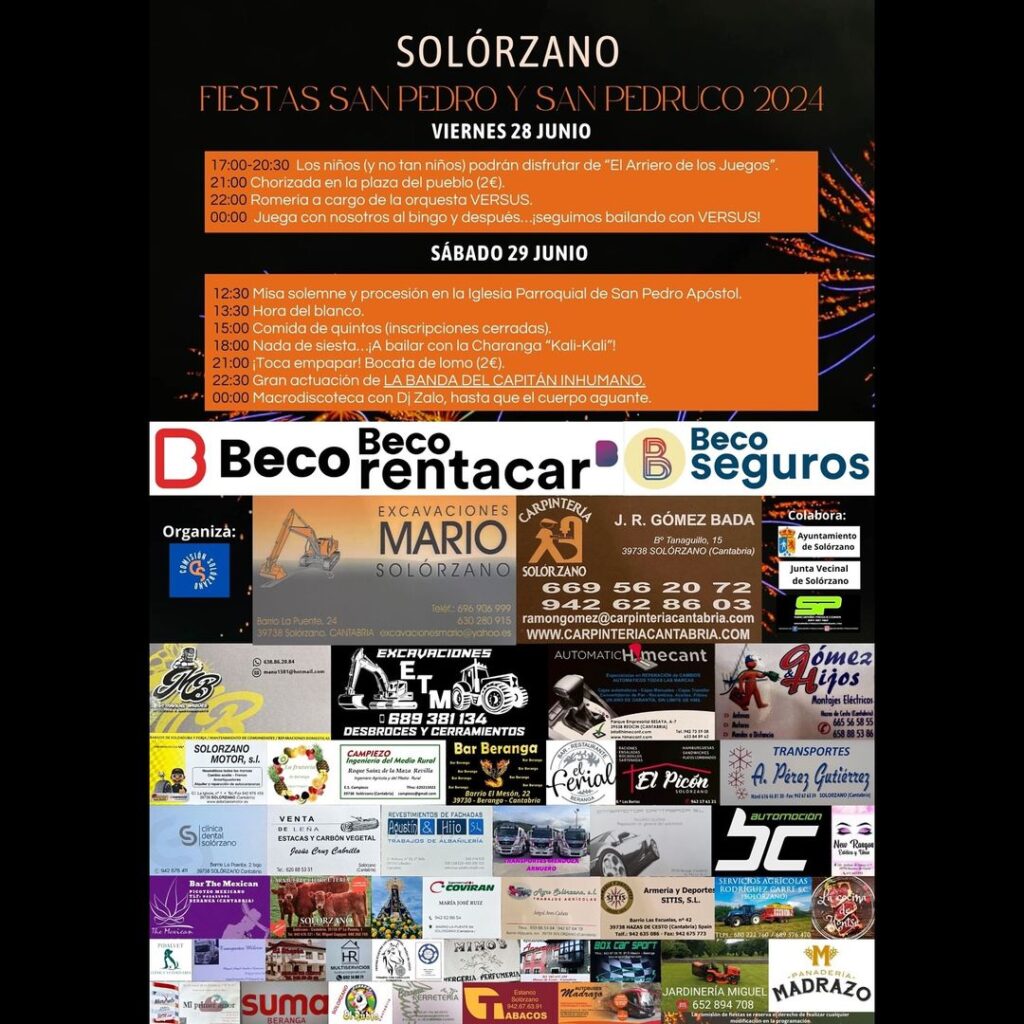 Fiestas De San Pedro Y San Pedruco Solorzano Miplanhoy Qu