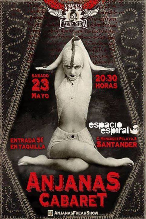 Anjanas Cabaret en Espacio Espiral de Santander