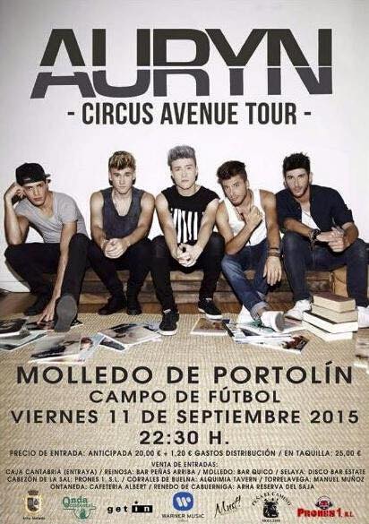 Concierto de Auryn en Molledo