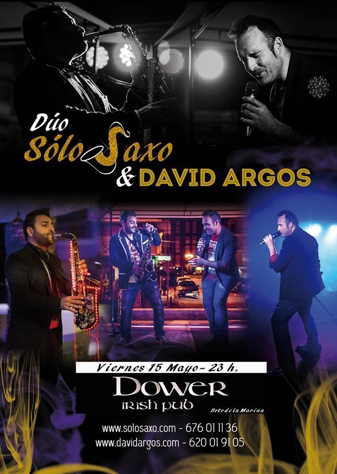 Dúo SóloSaxo y David Argos en el Dower
