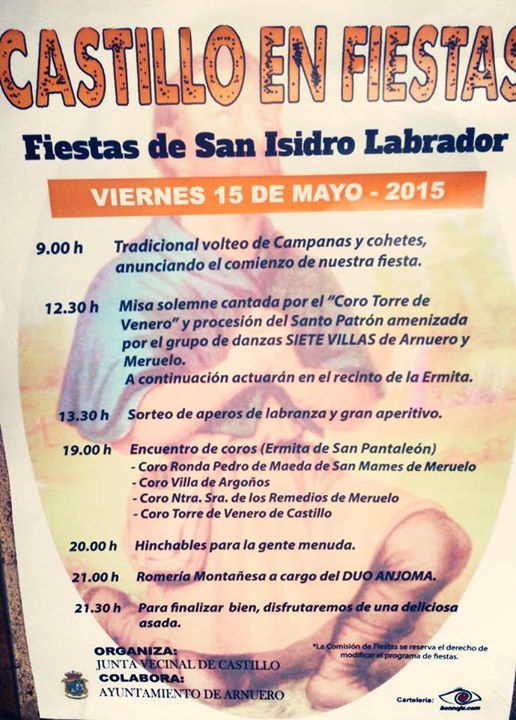 Fiestas de San Isidro Labrador en Castillo
