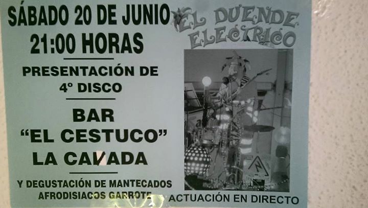 Concierto de El Duende Eléctrico en el Cestuco de La Cavada