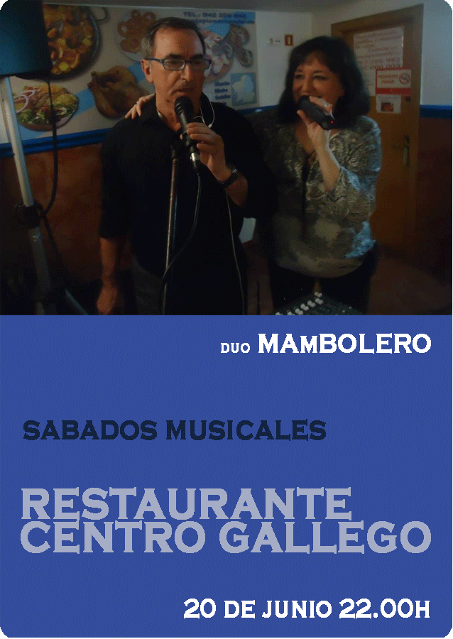 Concierto del Duo Mambolero en el Centro Gallego de Santander