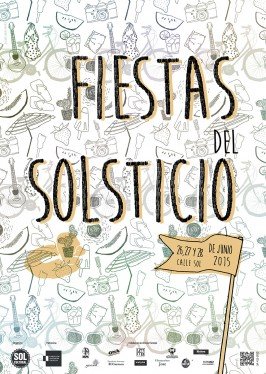 Fiestas del Solsticio en la Calle del Sol en Santander