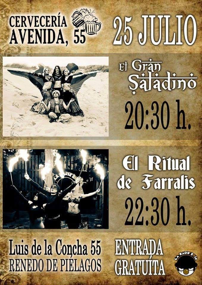 Actuación El Gran Saladino en Av 55 de Renedo
