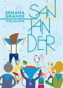 Cartel Semana Grande Santander 2015