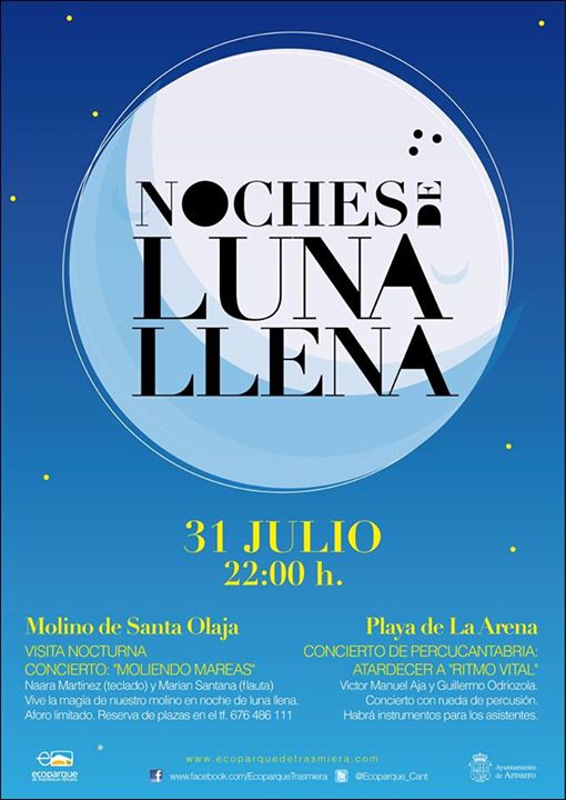 Concierto de Las Noches de la Lun a Llena en Arnuero