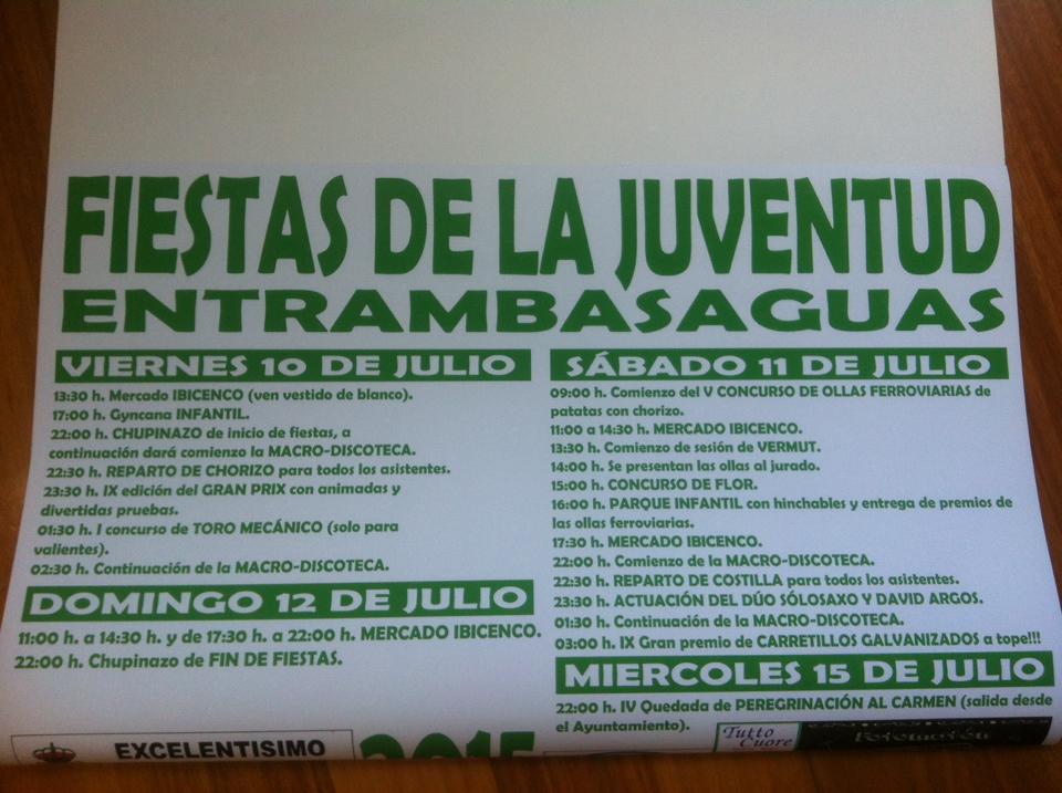 Fiestas de La Juventud en Entranbasaguas