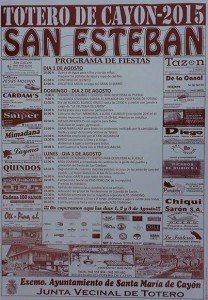 Fiestas de San Esteban 2015 en Totero de Cayón