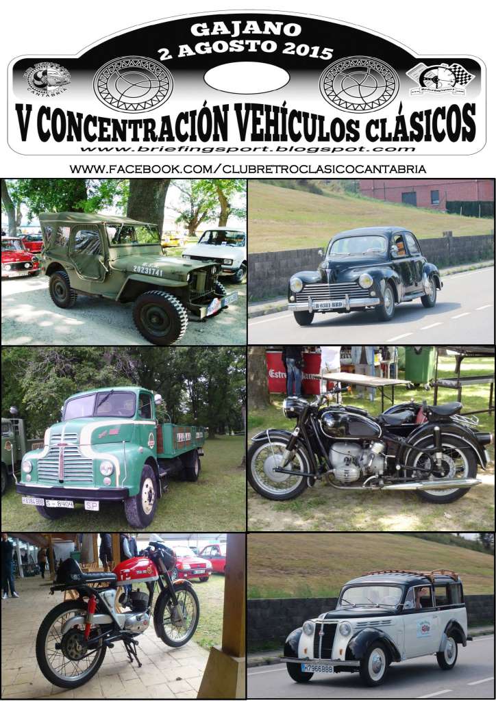 V Concentración de vehículos clásicos en Gajano