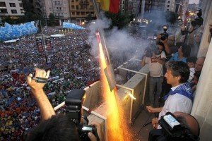 Chupinazo semana grande Santander Fiestas de Santiago 2015