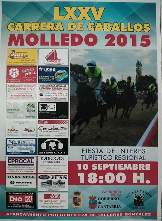 Carrera de caballos Molledo 2015