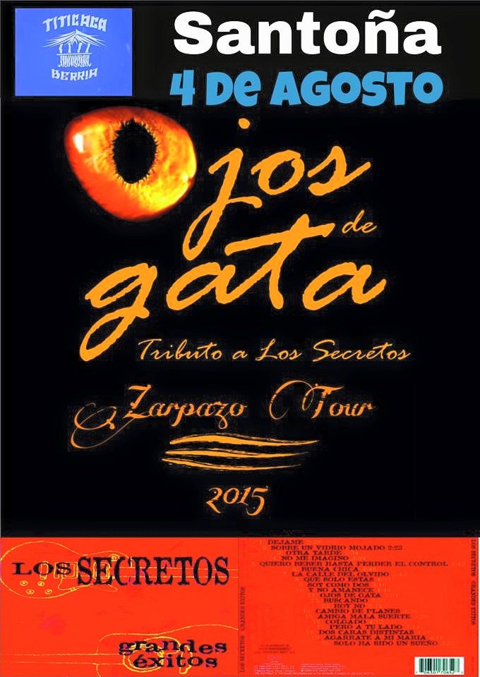Concierto de Ojos de Gata en el Titicaca de Santoña