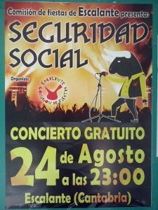 Concierto de Seguridad Social en Escalante