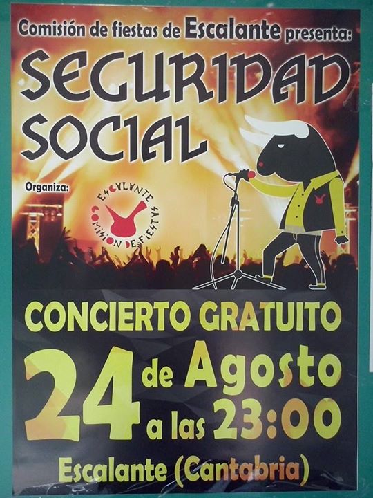 Concierto de Seguridad Social en Escalante