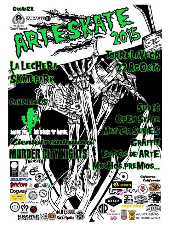 Conciertos skate y más en Arteskate 2015 en Torrelavega