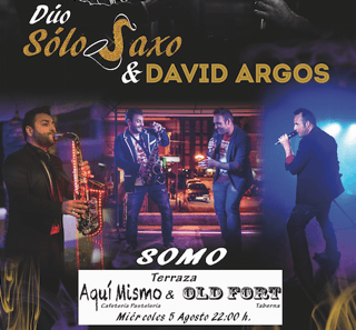 Dúo SóloSaxo y David Argos en Somo
