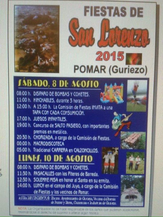 Fiestas de San Lorenzo en Guriezo