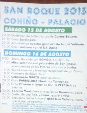 Fiestas de San Roque en Cohiño Arenas de Iguña