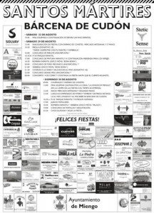 Fiestas de los Santos Mártires en Cudón