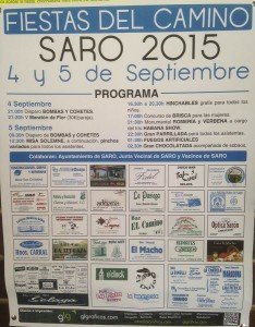Fiestas del Camino Saro 2015