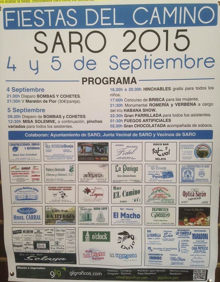 Fiestas del Camino – Saro 2015
