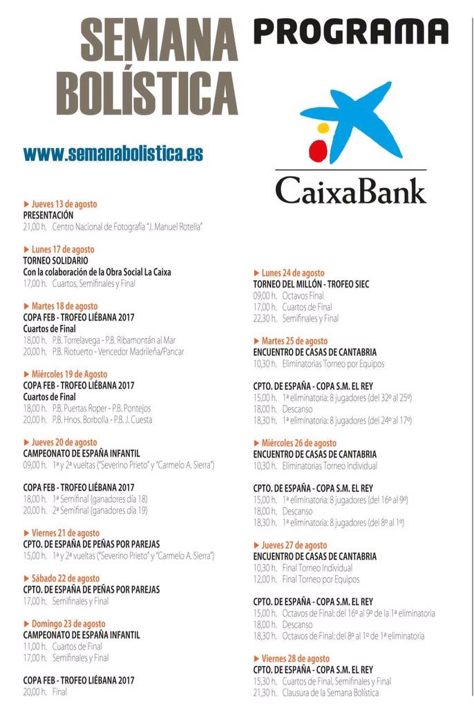 Semana bolística 2015 en Torrelavega