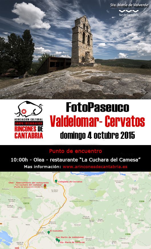 Jornada de fotografía, Fotopaseuco Valdelomar-Cervatos