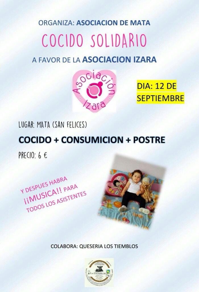 Cocido solidario a favor de Izara en Mata