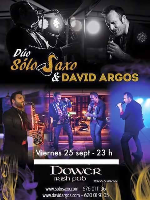 Concierto de Solo Saxo y David Argos en el Dower en Soto de la Marina