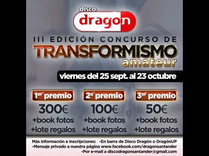 Concurso de Transformismo amater en el Dragon de Santander