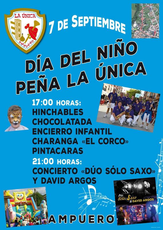 Día del niño y actuación de Sólosaxo-David Argos en Ampuero 2015