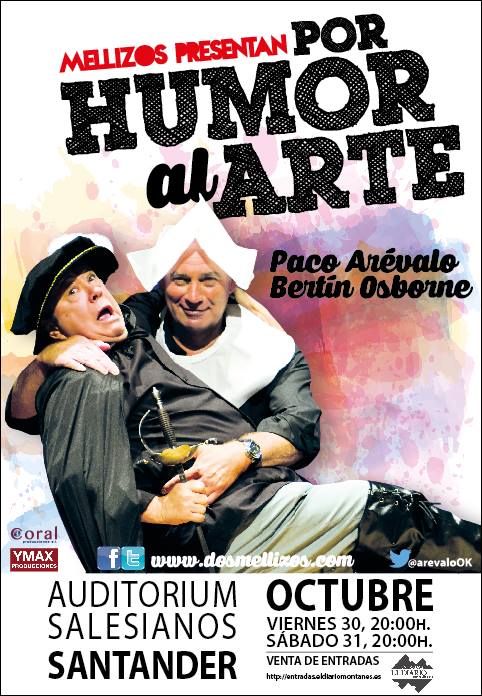 Teatro POR HUMOR AL ARTE en los Salesianos en Santander