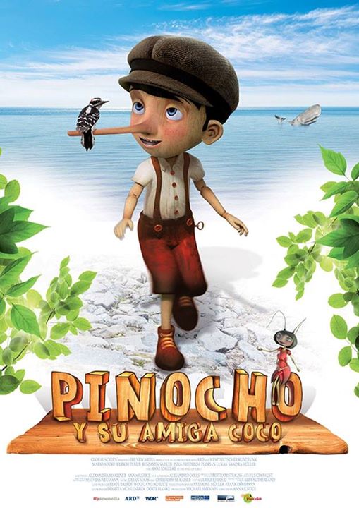 Cine familiar Pinocho y su amiga Coco en Solares