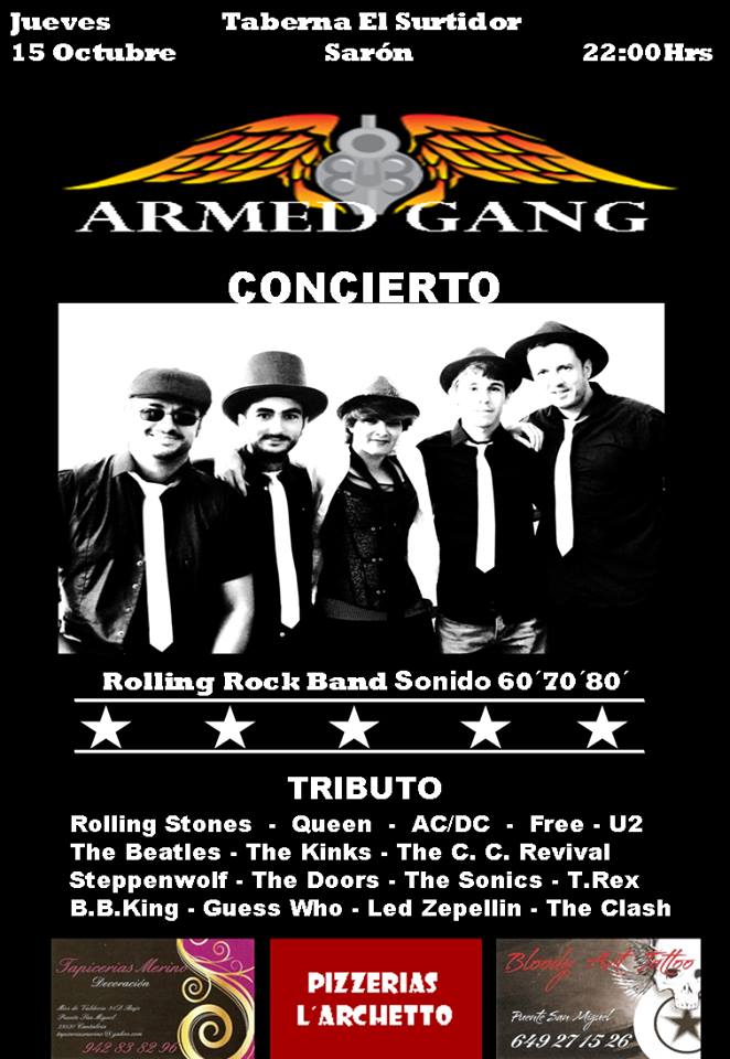 Concierto de Armed Gang en El Surtidor de Sarón