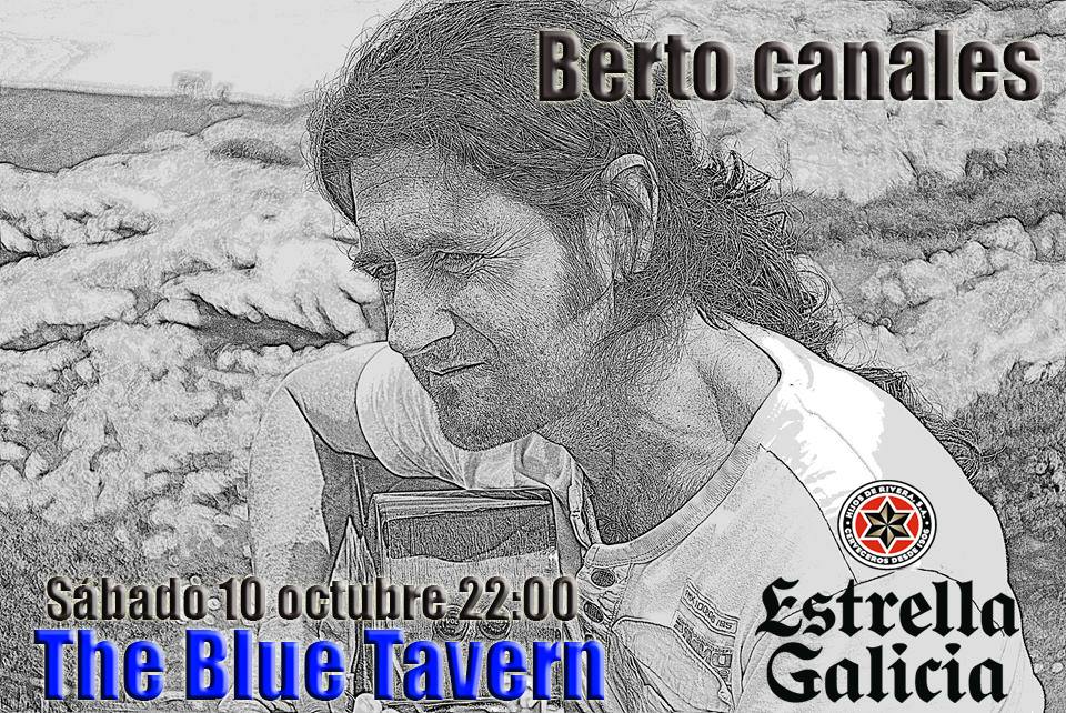 Concierto de Berto Canales en el Blue tavern de Santander