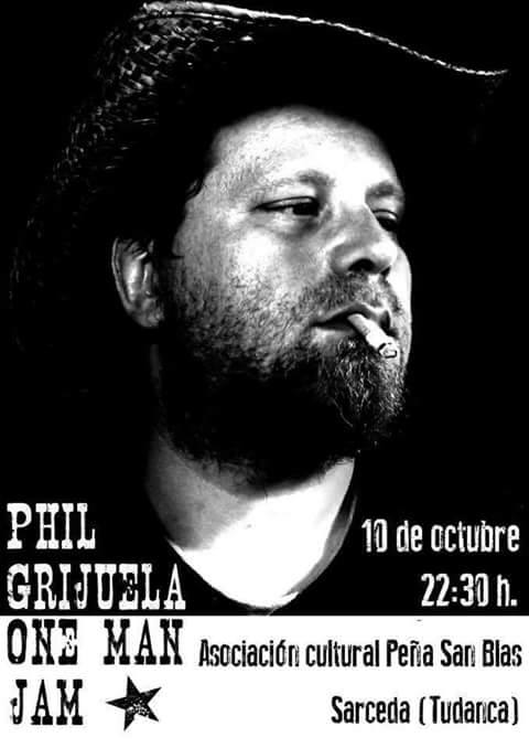 Concierto de Phil Grijuela en la Peña San Blás de Tudanca