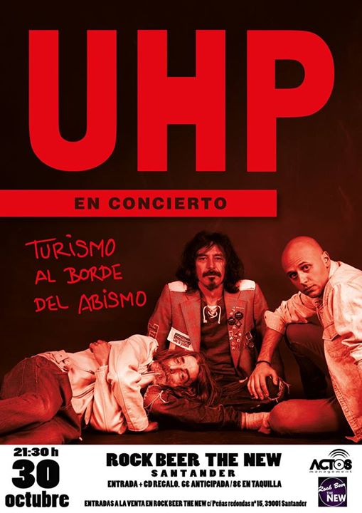 Concierto de UHP en el Rock Beer The New en Santander
