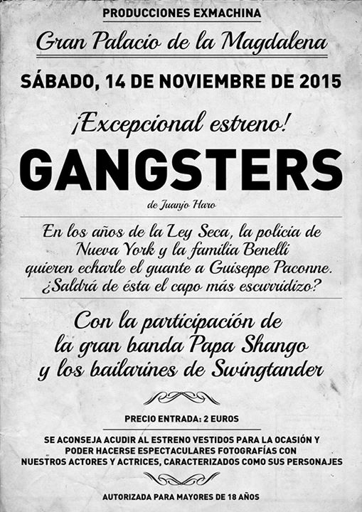 Cortometraje Gansters en La Magdalena