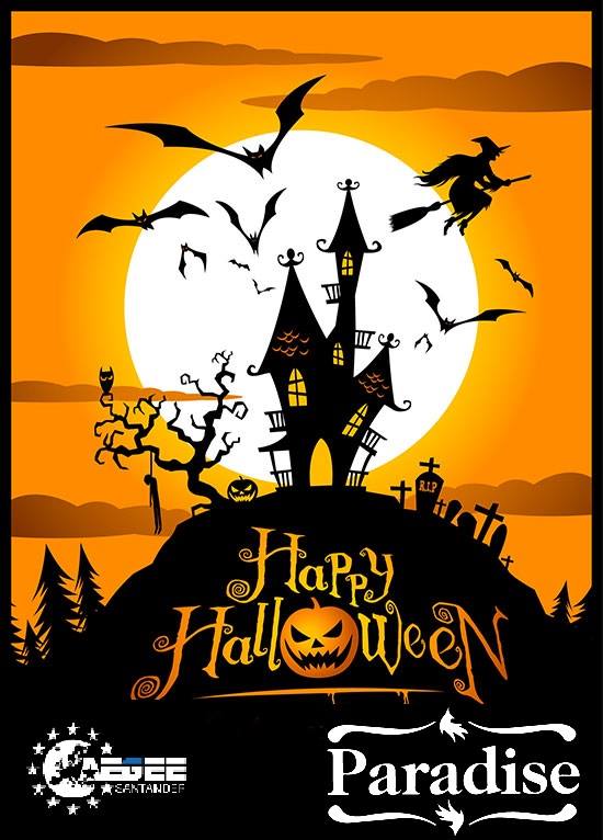 Fiesta Halloween y Erasmus en el Paradise en Santander