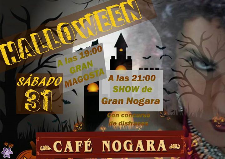 Fiesta de Halloween y magosta en el Café Nogara de Torrelavega