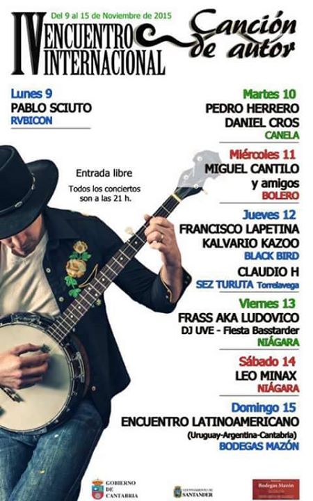 IV Encuentro internacional de cancion de Autor en Santander